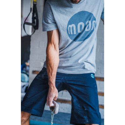 画像3: MOON Logo Climbing T-Shirt Heather Blue ムーン ロゴ クライミング Tシャツ ブルー 2023-24年モデル