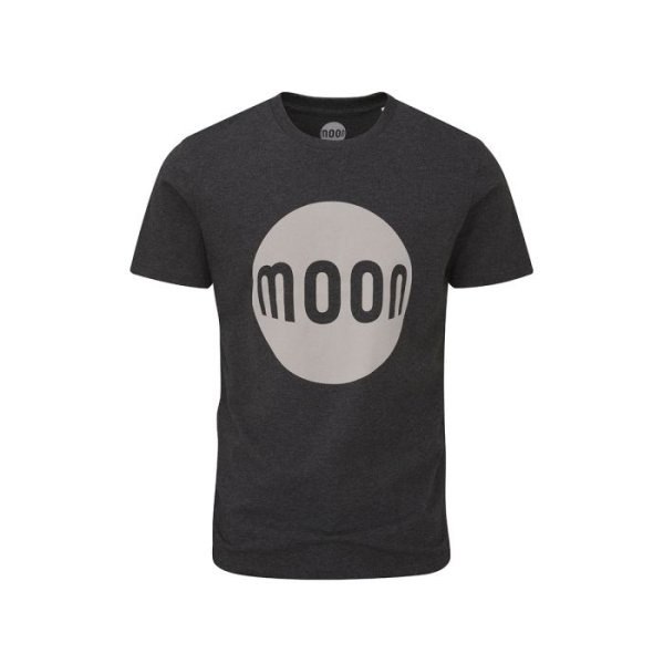 画像1: MOON Logo Climbing T-Shirt Heather Grey ムーン ロゴ クライミング Tシャツ グレー 2023-24年モデル (1)