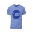 画像1: MOON Logo Climbing T-Shirt Heather Blue ムーン ロゴ クライミング Tシャツ ブルー 2023-24年モデル (1)