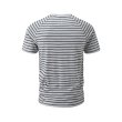 画像2: MOON Men’s Striped TTS Technical T-Shirt  ムーン ストライプ ボーダー テクニカル Tシャツ (2)