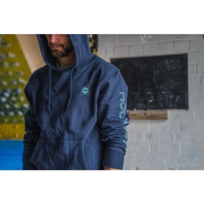 画像1: MOON CLIMBING HOODY Navy　 ムーン クライミングフーディ 紺