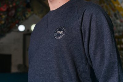 画像2: MOON Crew Neck Sweat Indigo Marl  ムーン クルーネック スウェット インディゴ ブルー