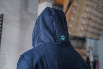 画像2: MOON CLIMBING HOODY Navy　 ムーン クライミングフーディ 紺