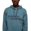 画像6: Black Diamond Men's Stacked Logo Hoody Nickel Heather ブラックダイヤモンドスタックド ロゴ フーディ 男性用 スウェット トレーナー (6)