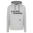 画像1: Black Diamond Men's Stacked Logo Hoody Nickel Heather ブラックダイヤモンドスタックド ロゴ フーディ 男性用 スウェット トレーナー (1)